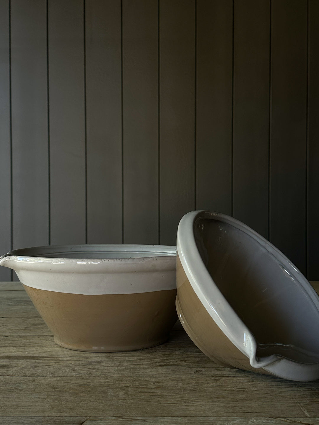 Stoneware Batter Bowl Set