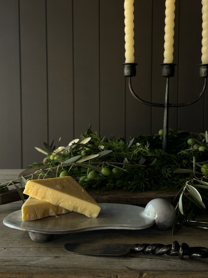 Stoneware Footed Appetizer Set