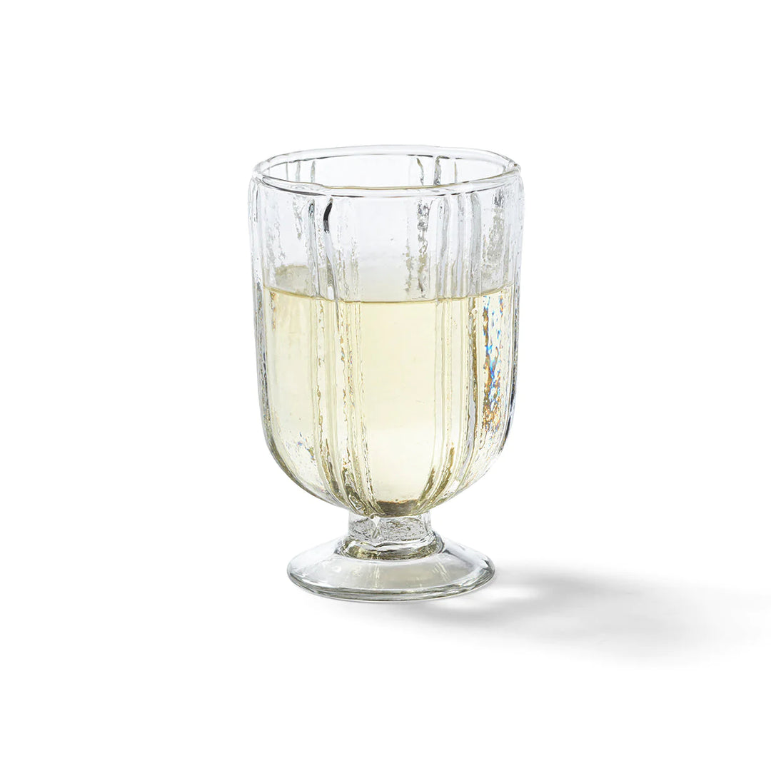 Rippled Wine Glass