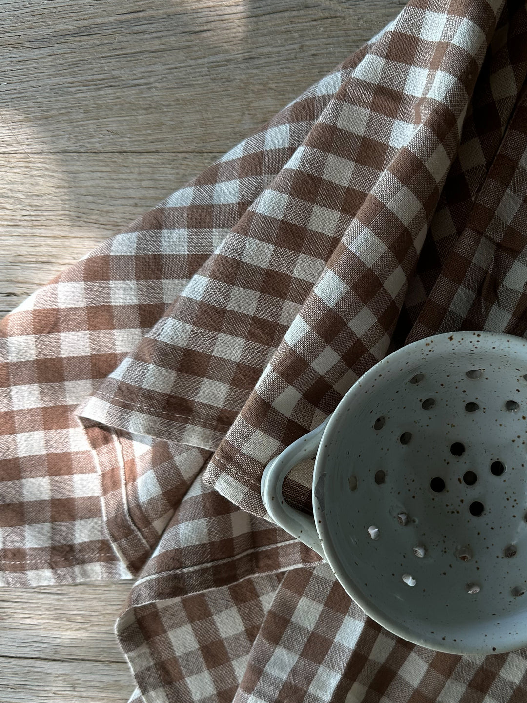 Cotton Gingham Tea Towel