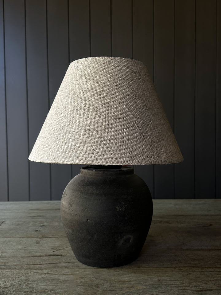 Rustic Mini Pot Lamp