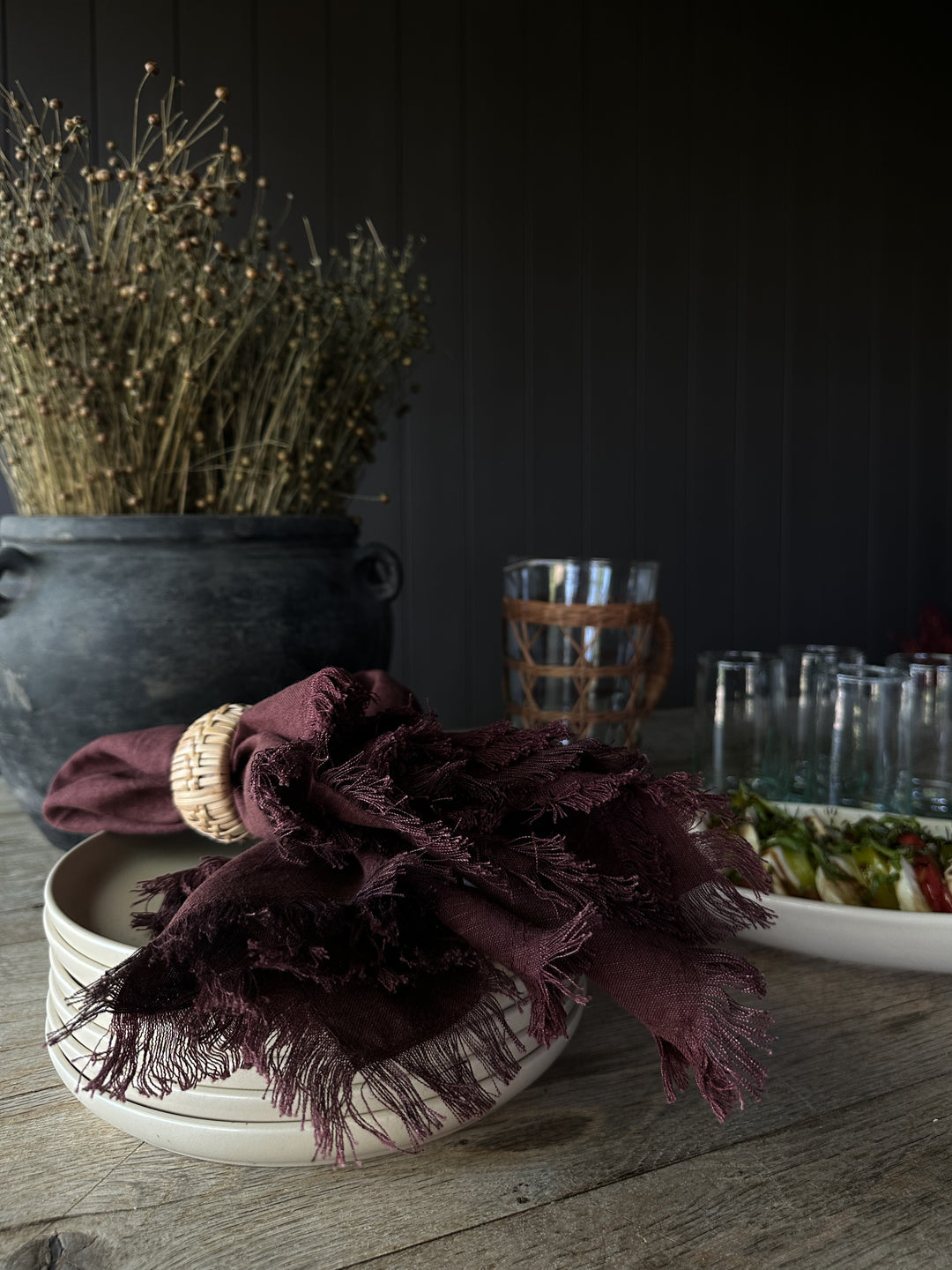 Stonewashed Linen Napkins
