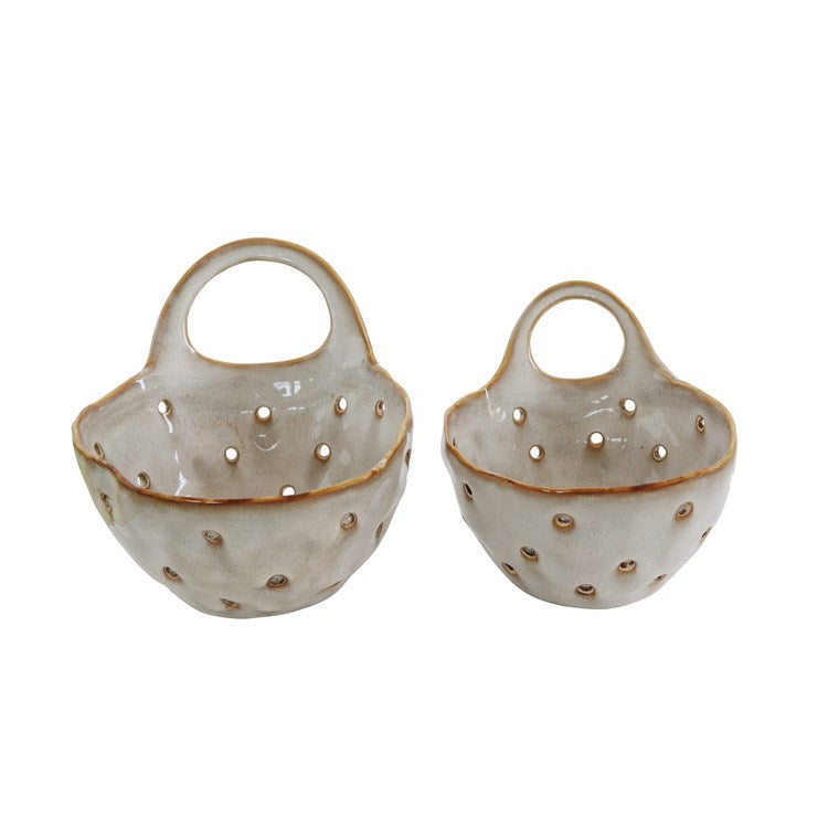 Stoneware Colander Set