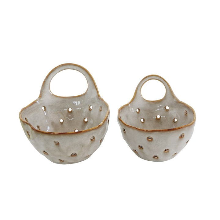 Stoneware Colander Set