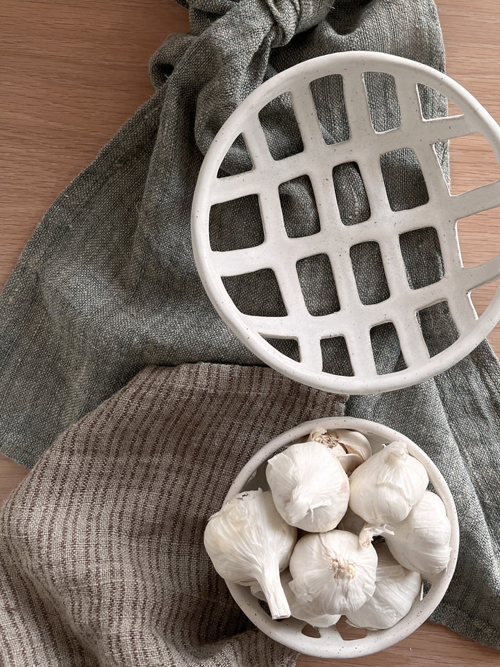Stoneware Basket Set