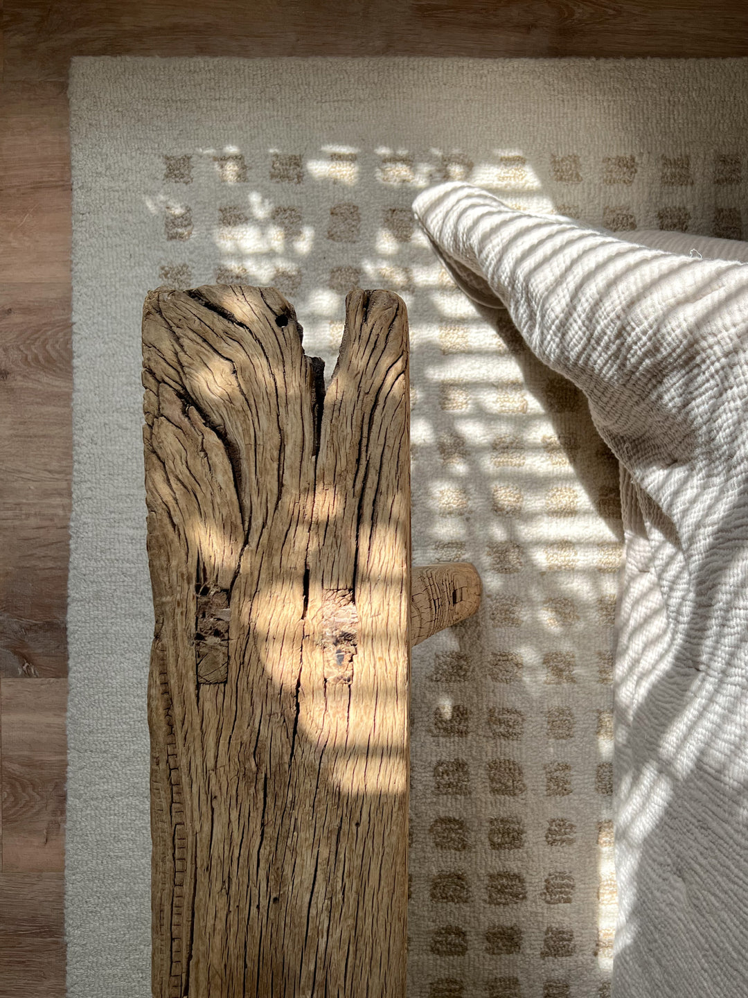 Reclaimed Elmwood Bench