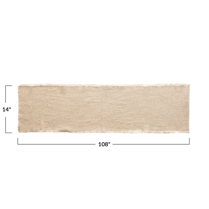 Natural Linen Table Runner
