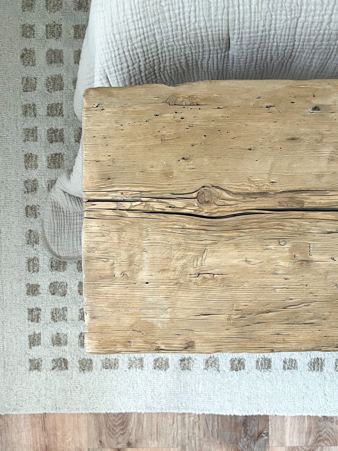 Reclaimed Elmwood Bench