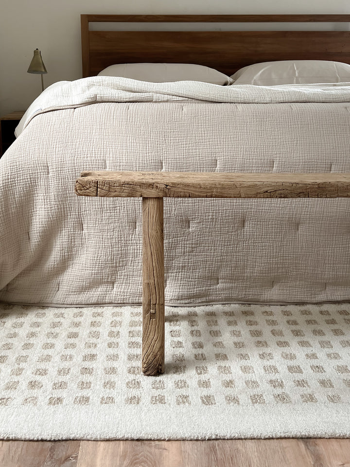 Reclaimed Elmwood Bench
