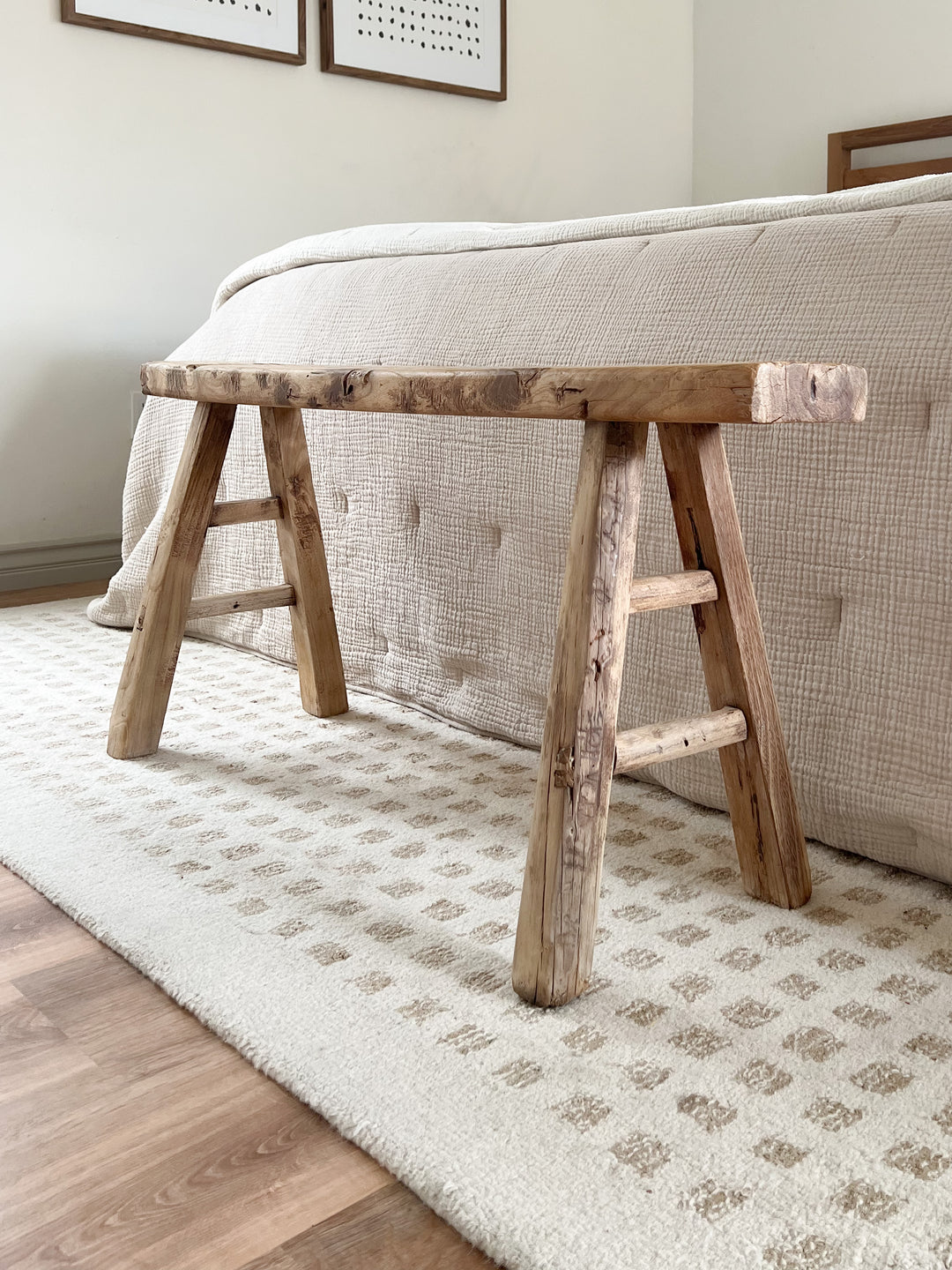 Reclaimed Elmwood Bench