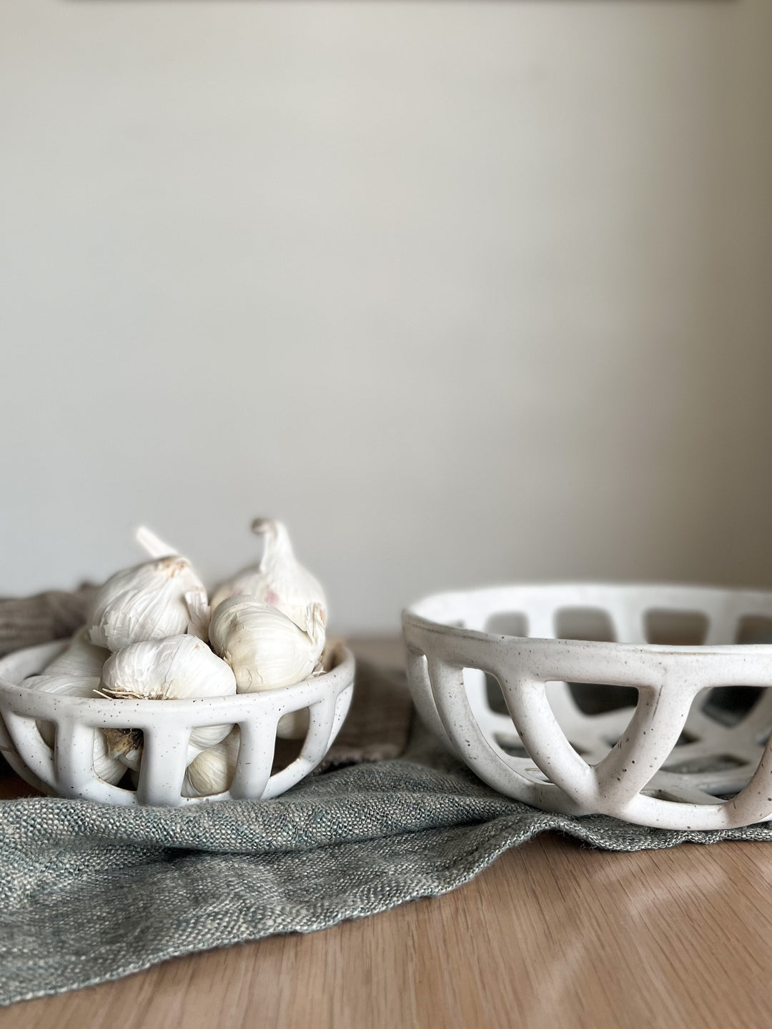Stoneware Basket Set
