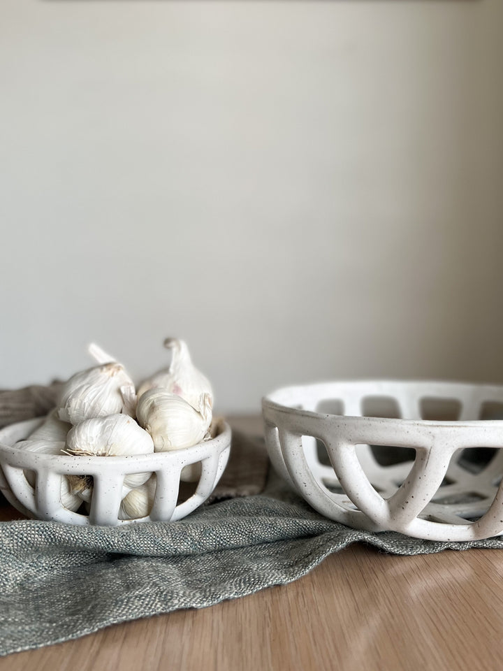 Stoneware Basket Set