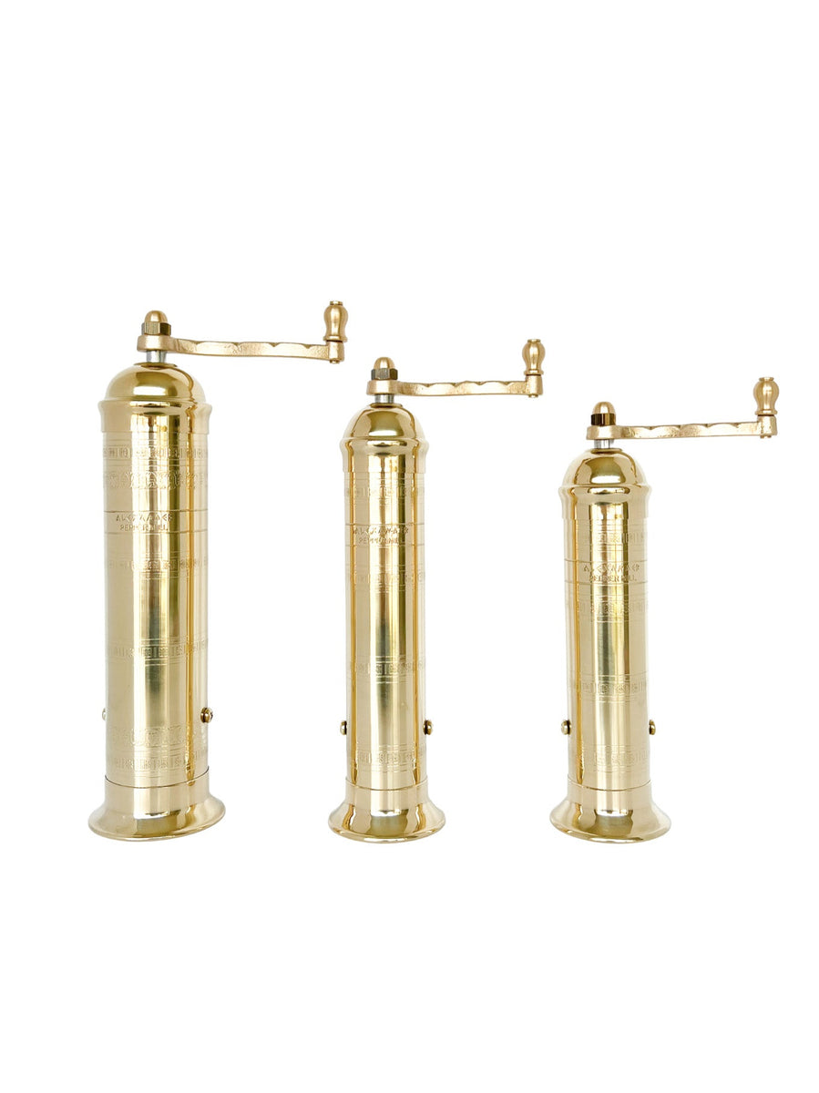 Brass Salt and Pepper Mills