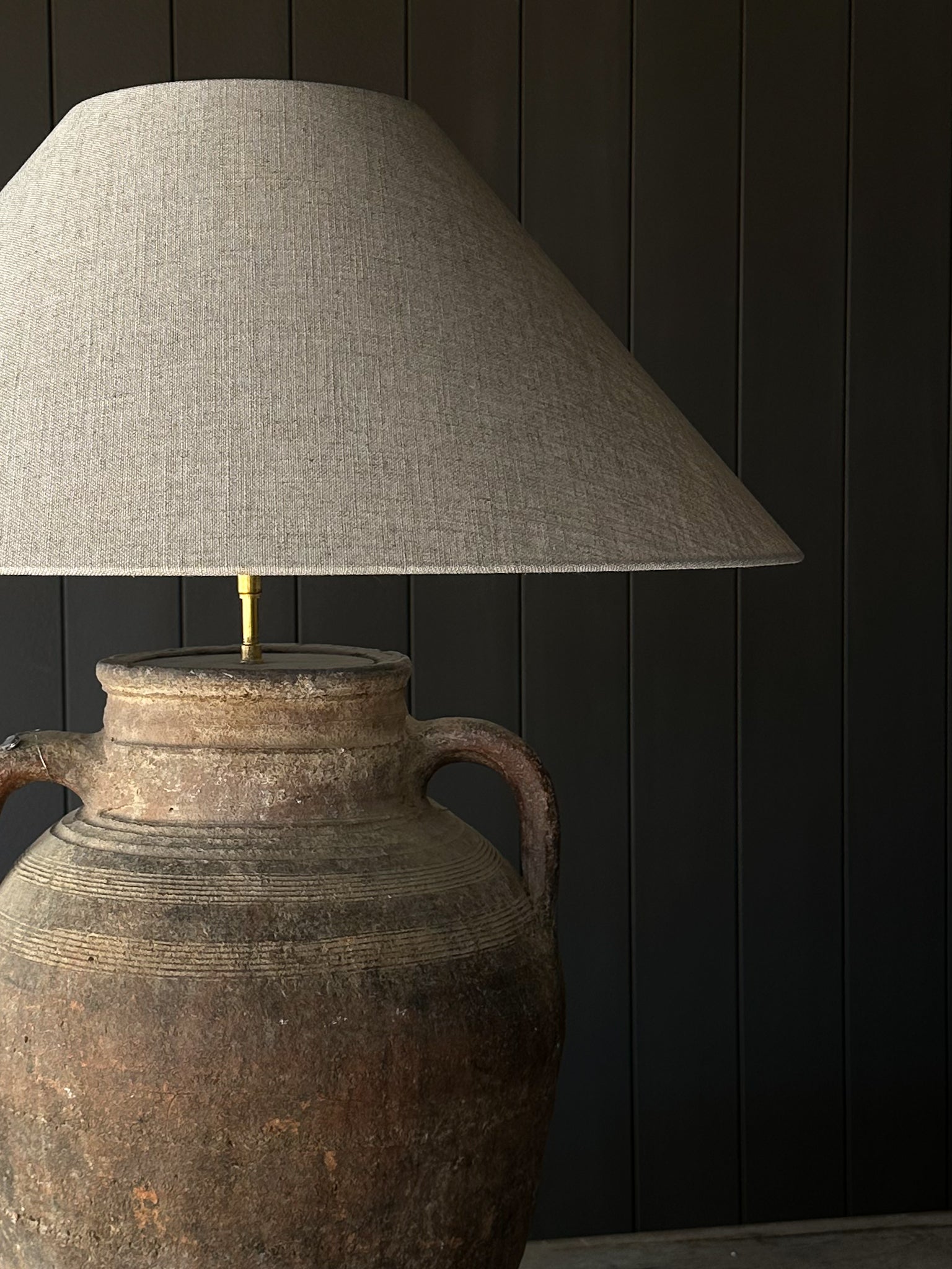 Custom Rustic Pot Lamps