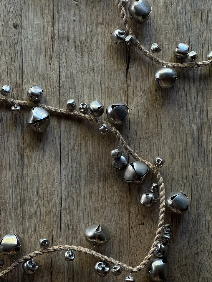 Silver Jingle Bell Garland