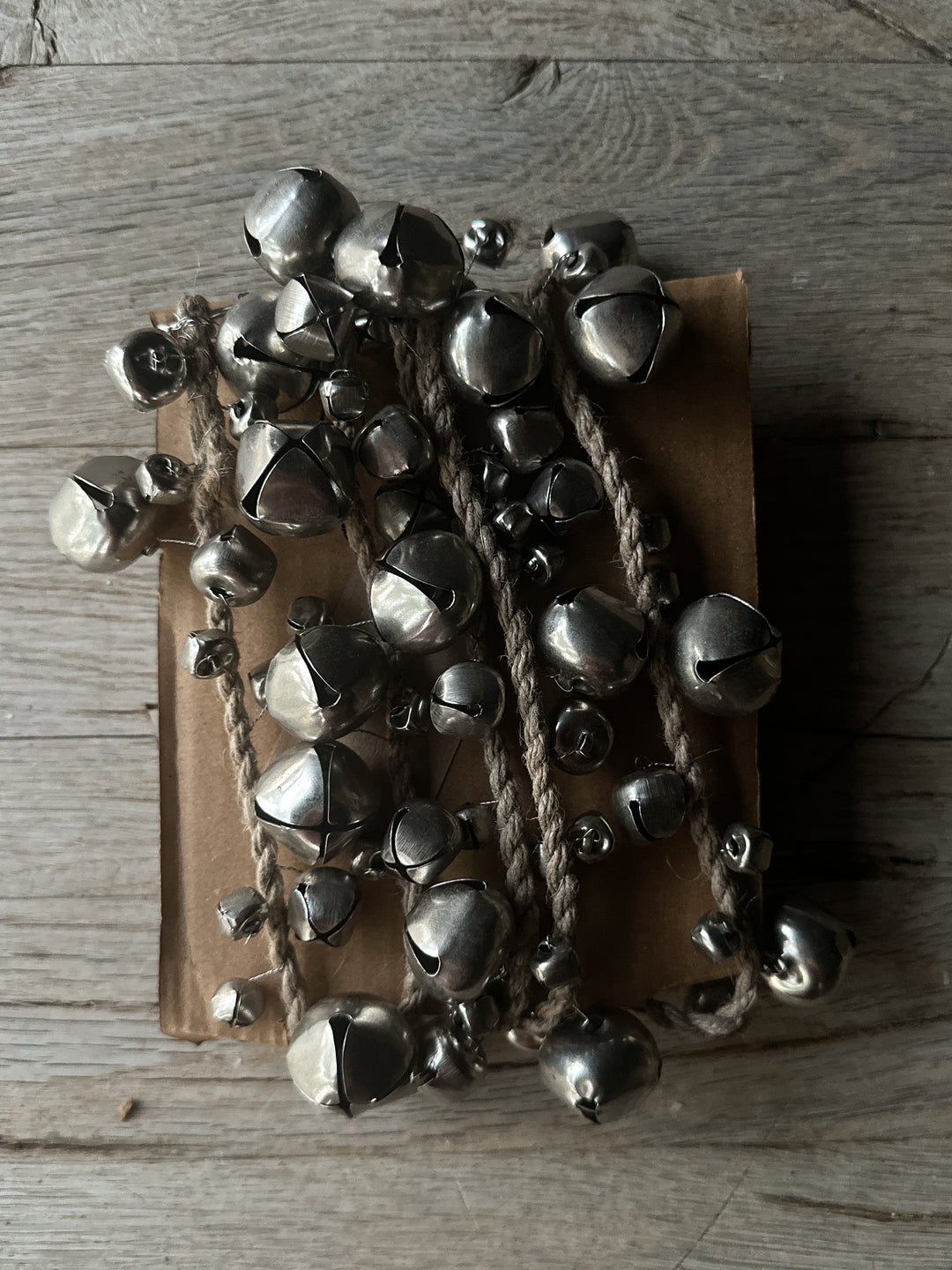 Silver Jingle Bell Garland