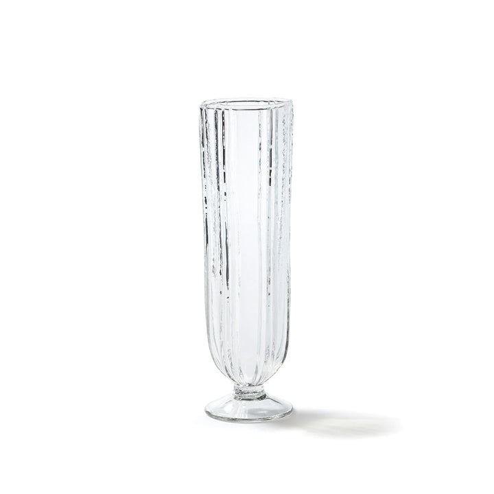 Rippled Champagne Flute