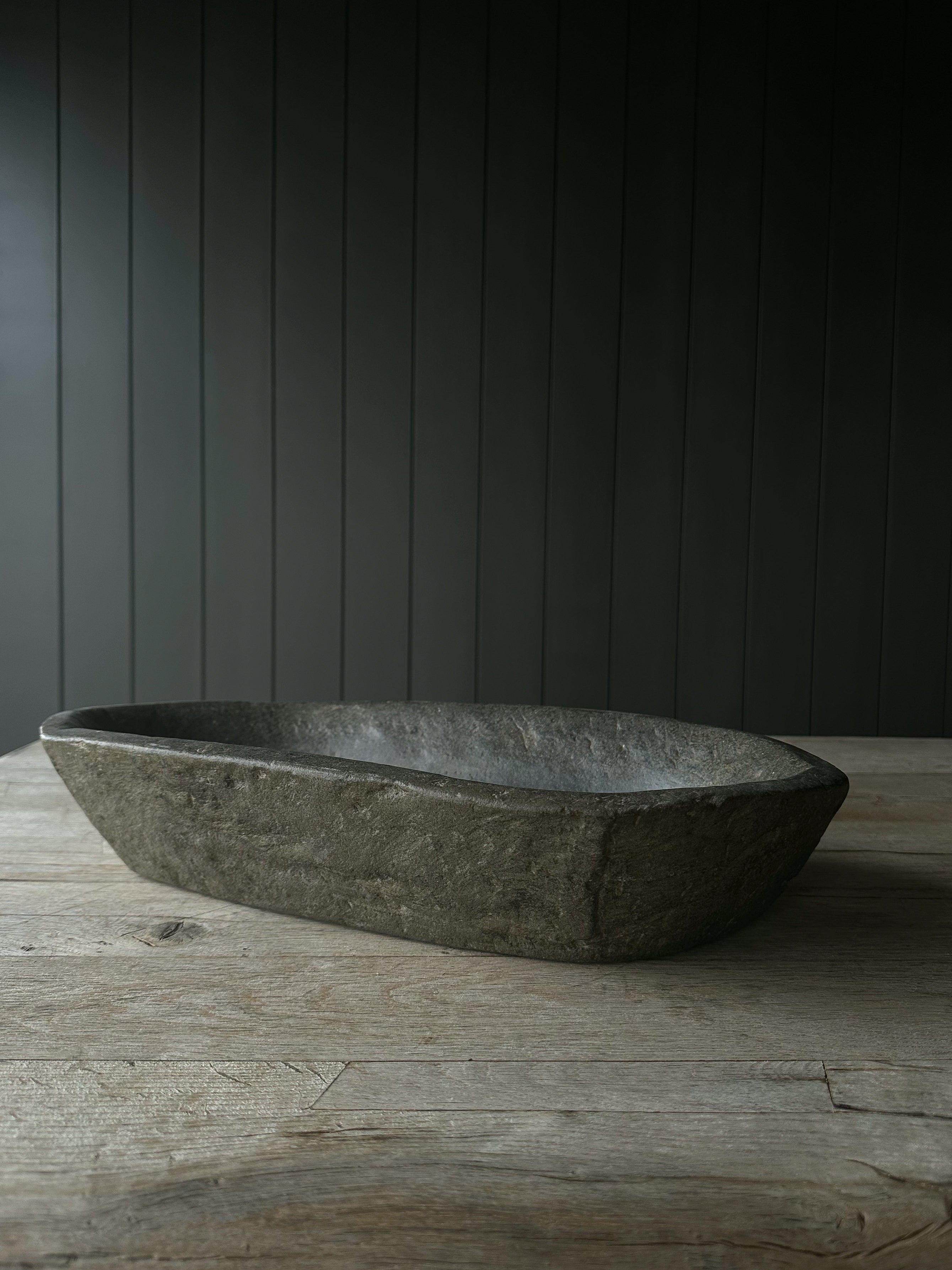 Antiqued Handcrafted Stone Bowl