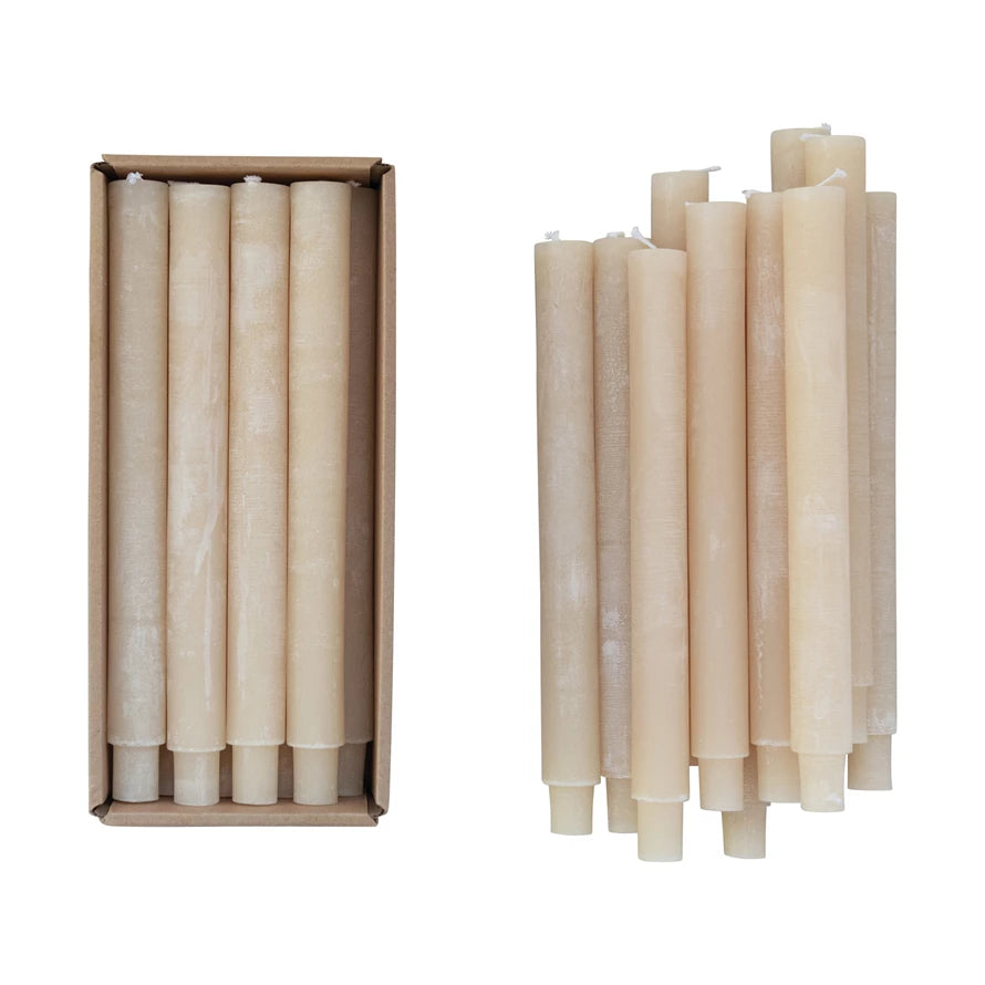 The Taper Candle w/ Powder Finish (set of 12)