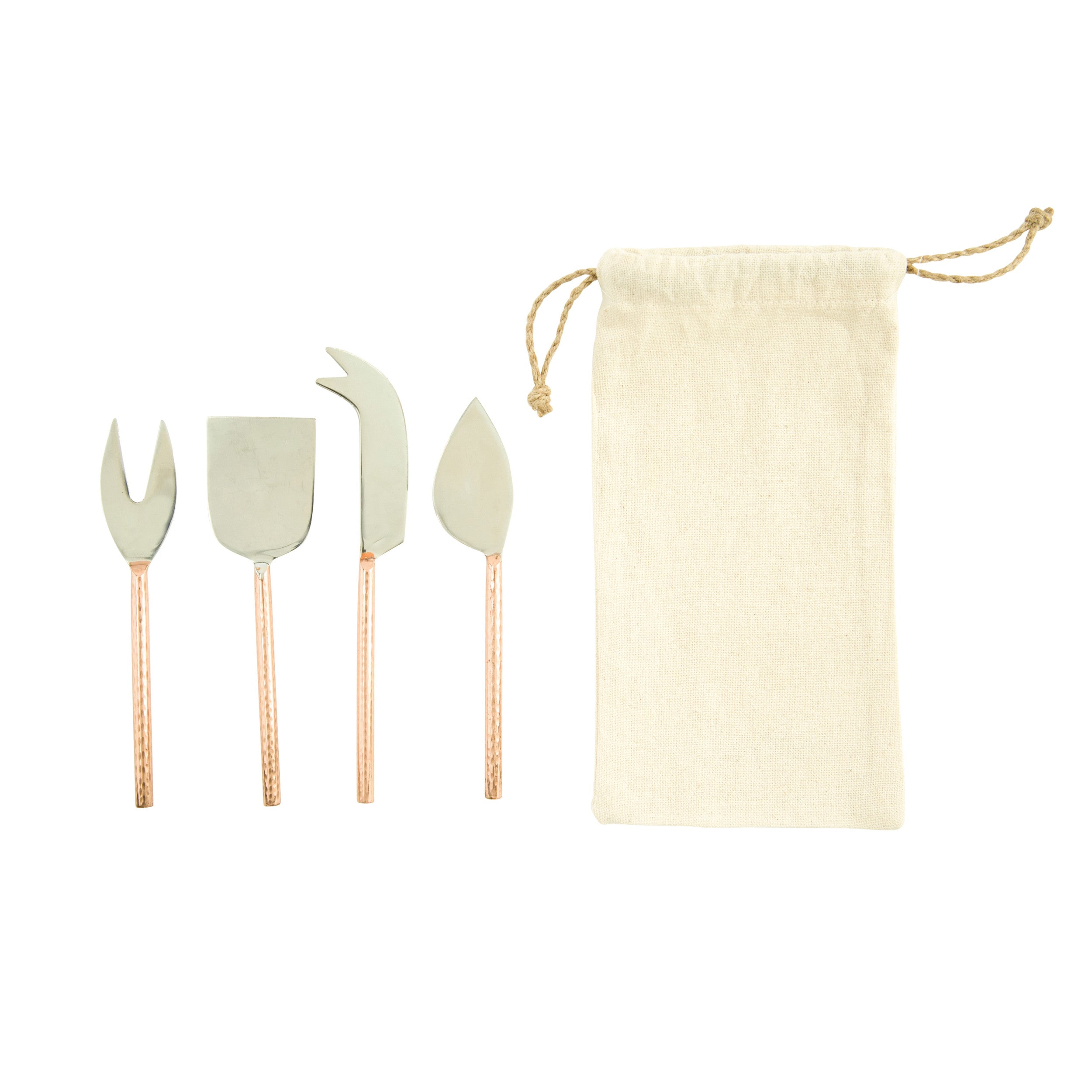 Copper Detail Cheese Service Set