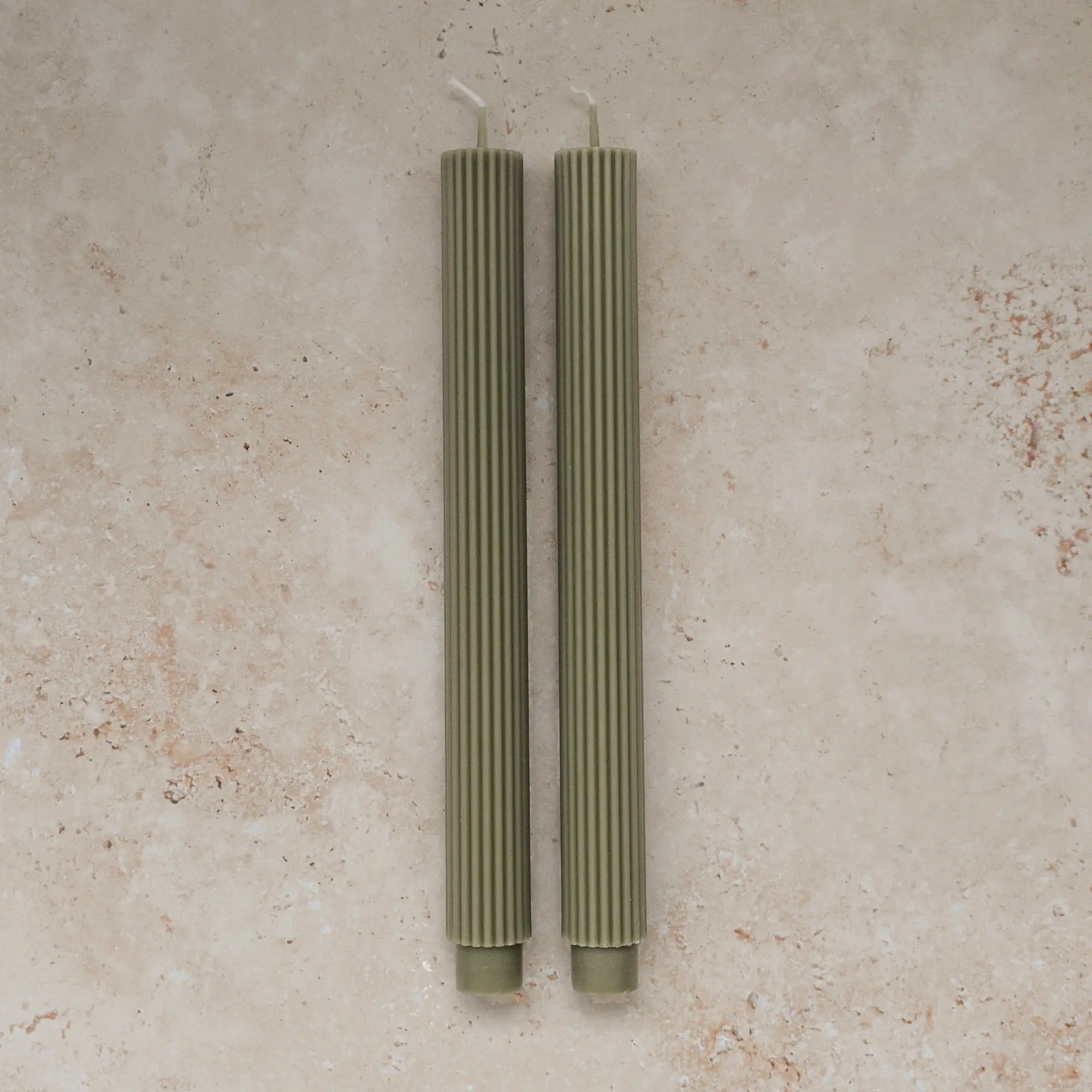 Sage Roman Taper Candle by Sunday Edition