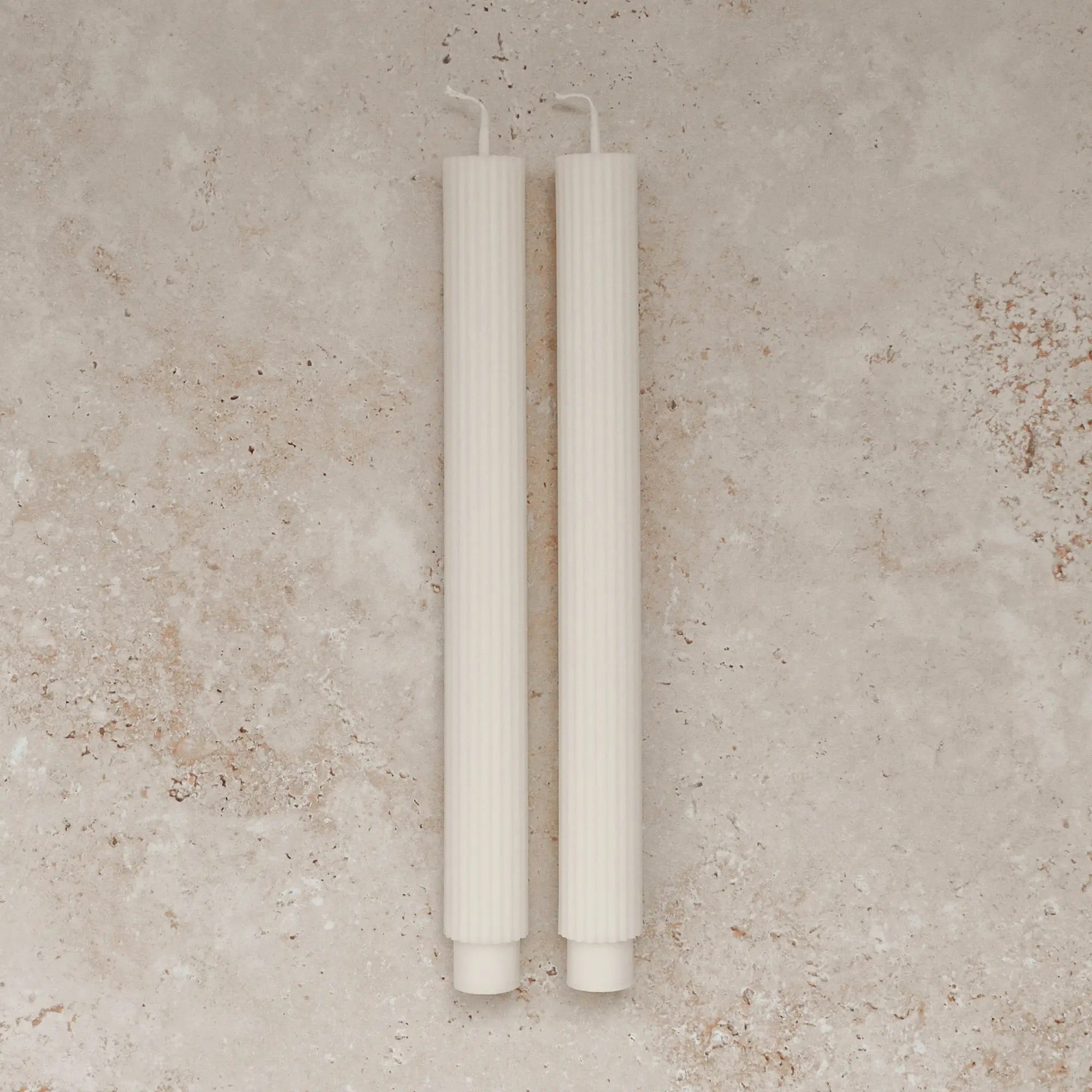 Cream Roman Taper Candle by Sunday Edition