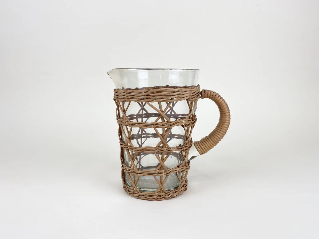 Rattan Wrapped Pitcher / BOGO