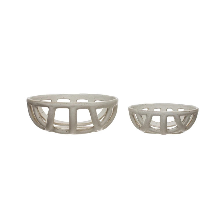Stoneware Basket Set